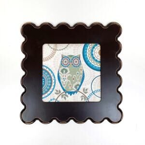 Square Framed Owl Wall Art 14x14